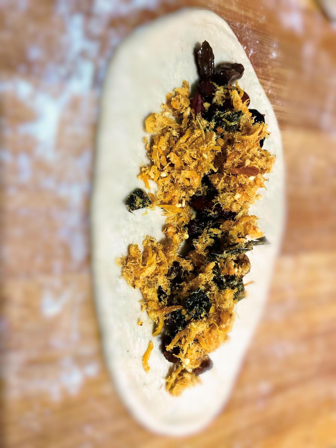 肉松坚果馒头的做法 步骤2