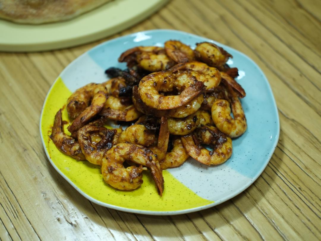 Tapas西班牙蒜辣虾