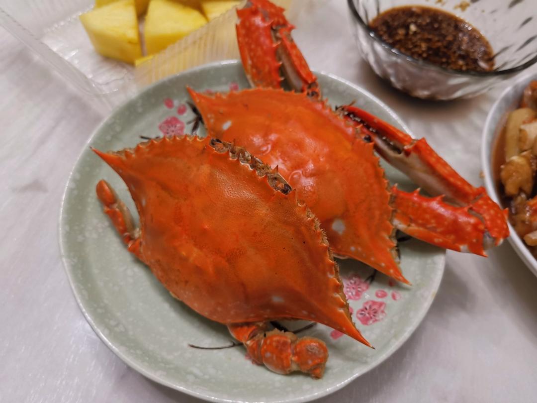挑战全网干烤梭子蟹,根本不需一滴水和菜叶垫底