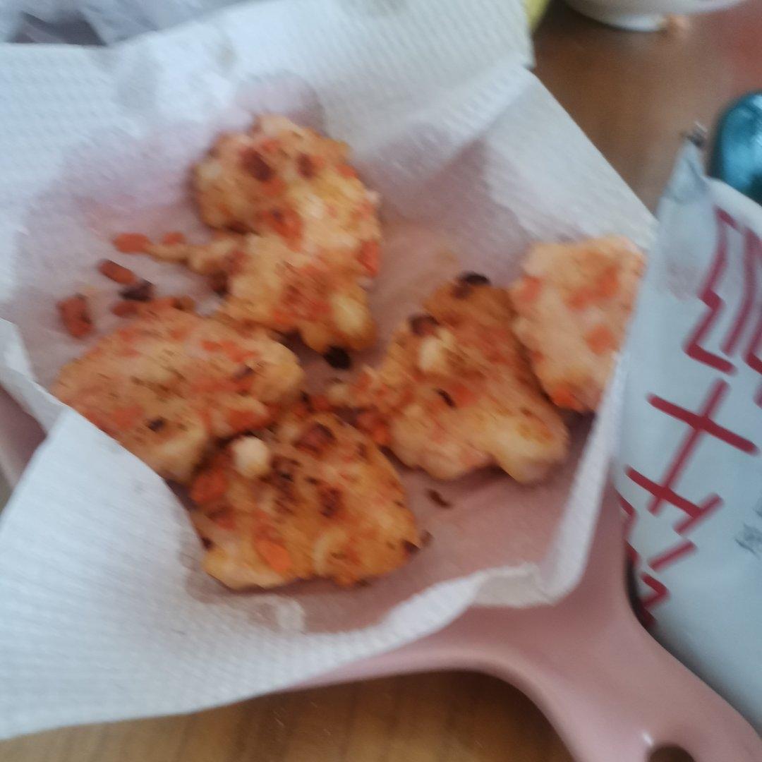 家常菜香煎虾饼