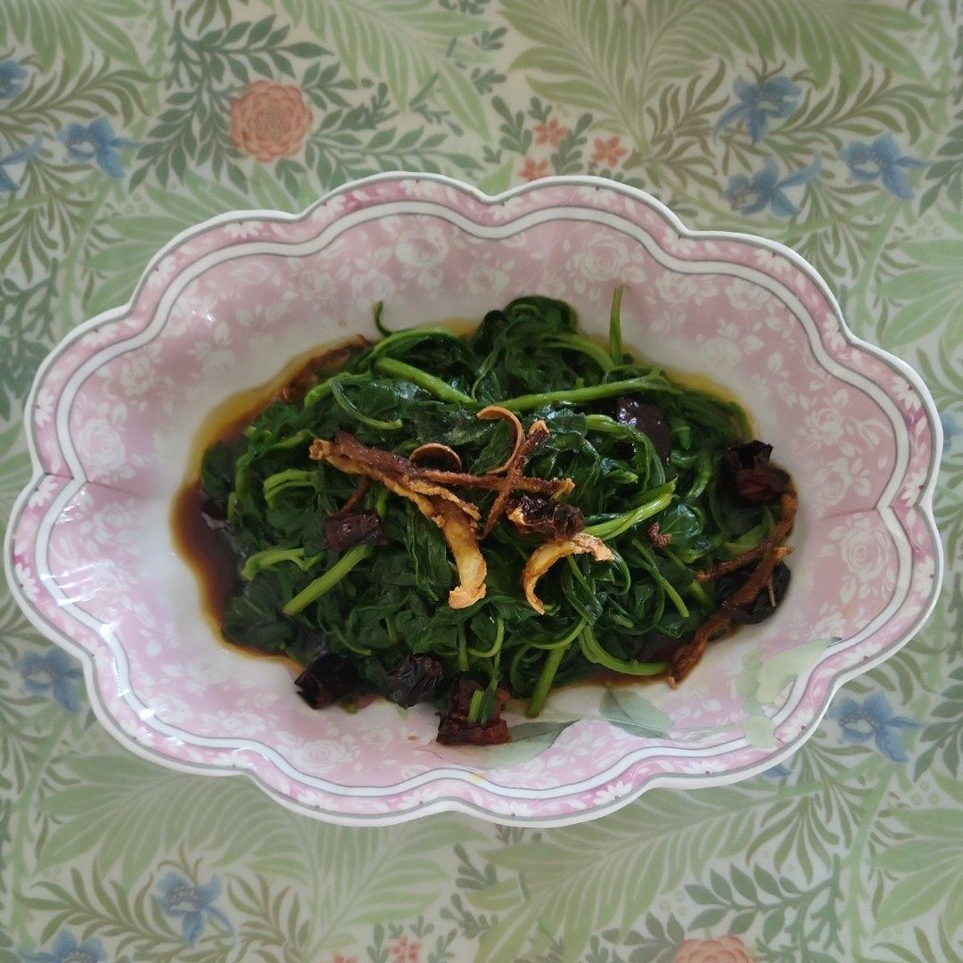 春季十道素~开胃凉盘~炝拌枸杞菜