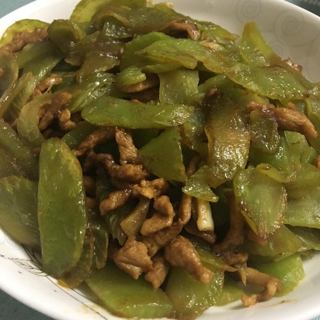 莴笋炒肉