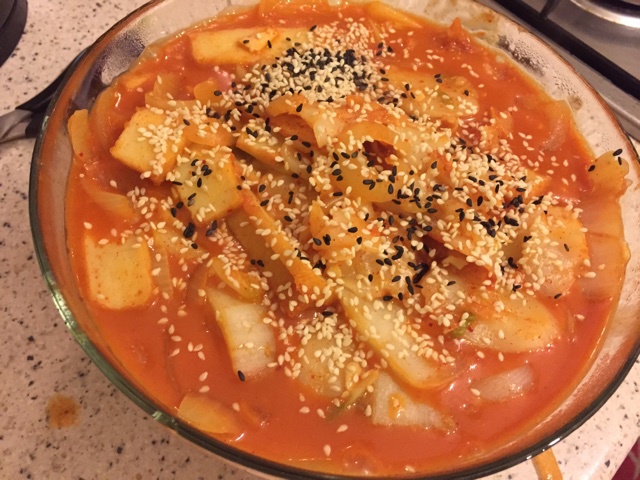 韩式辣炒年糕