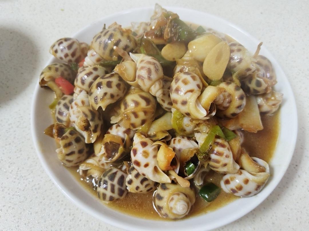 爆炒花螺