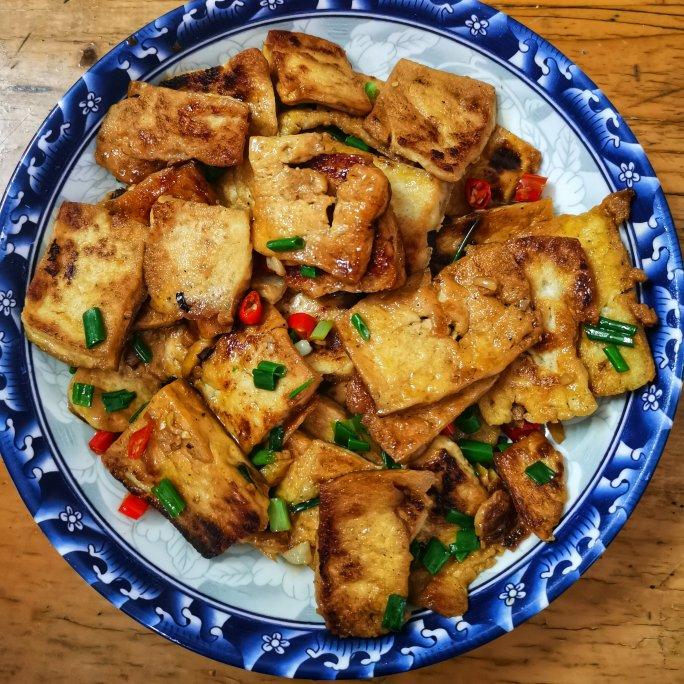 无敌好吃的香煎豆腐