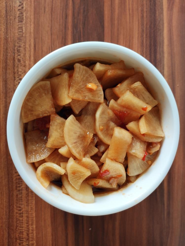 糖醋腌萝卜1的做法