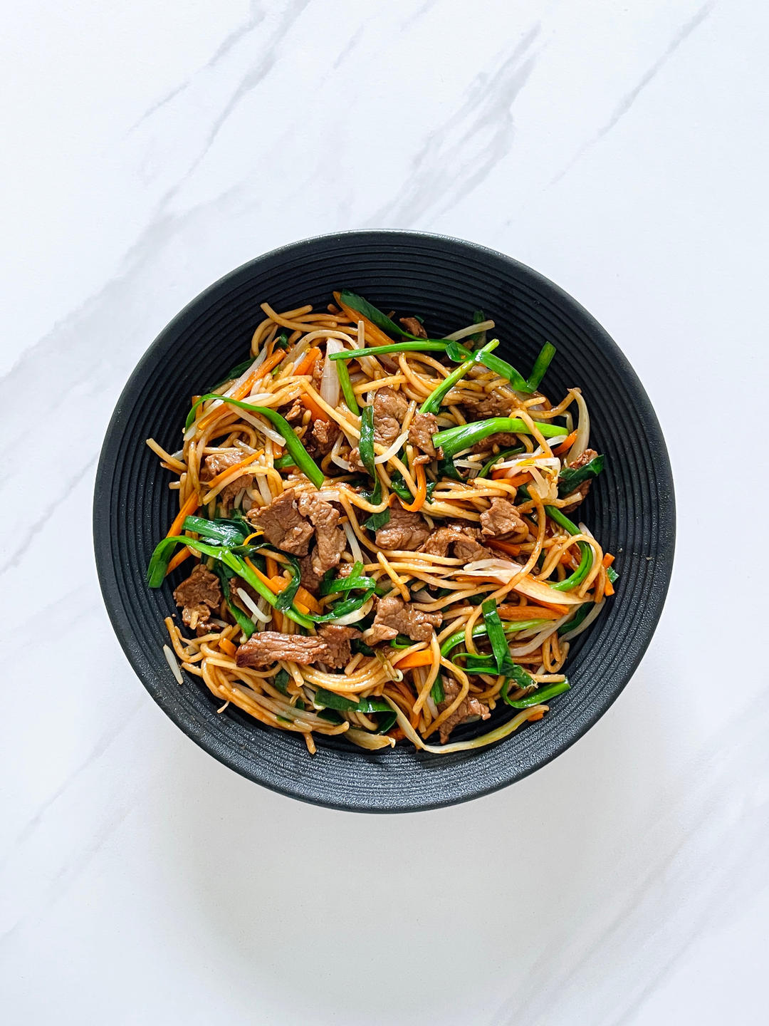好吃快手！夜市牛肉炒面