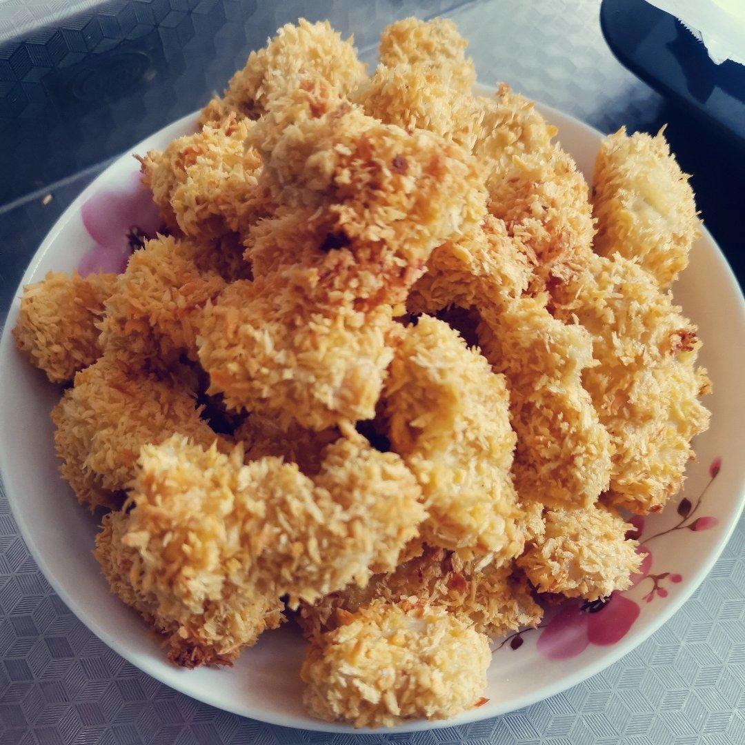 烤箱版劲爆鸡米花，非油炸