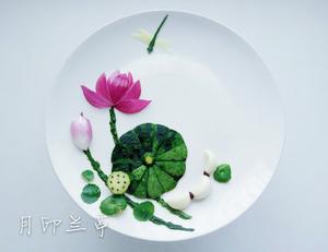 简单美丽的盘饰（9）——冷拼·洋葱荷花的做法 步骤32