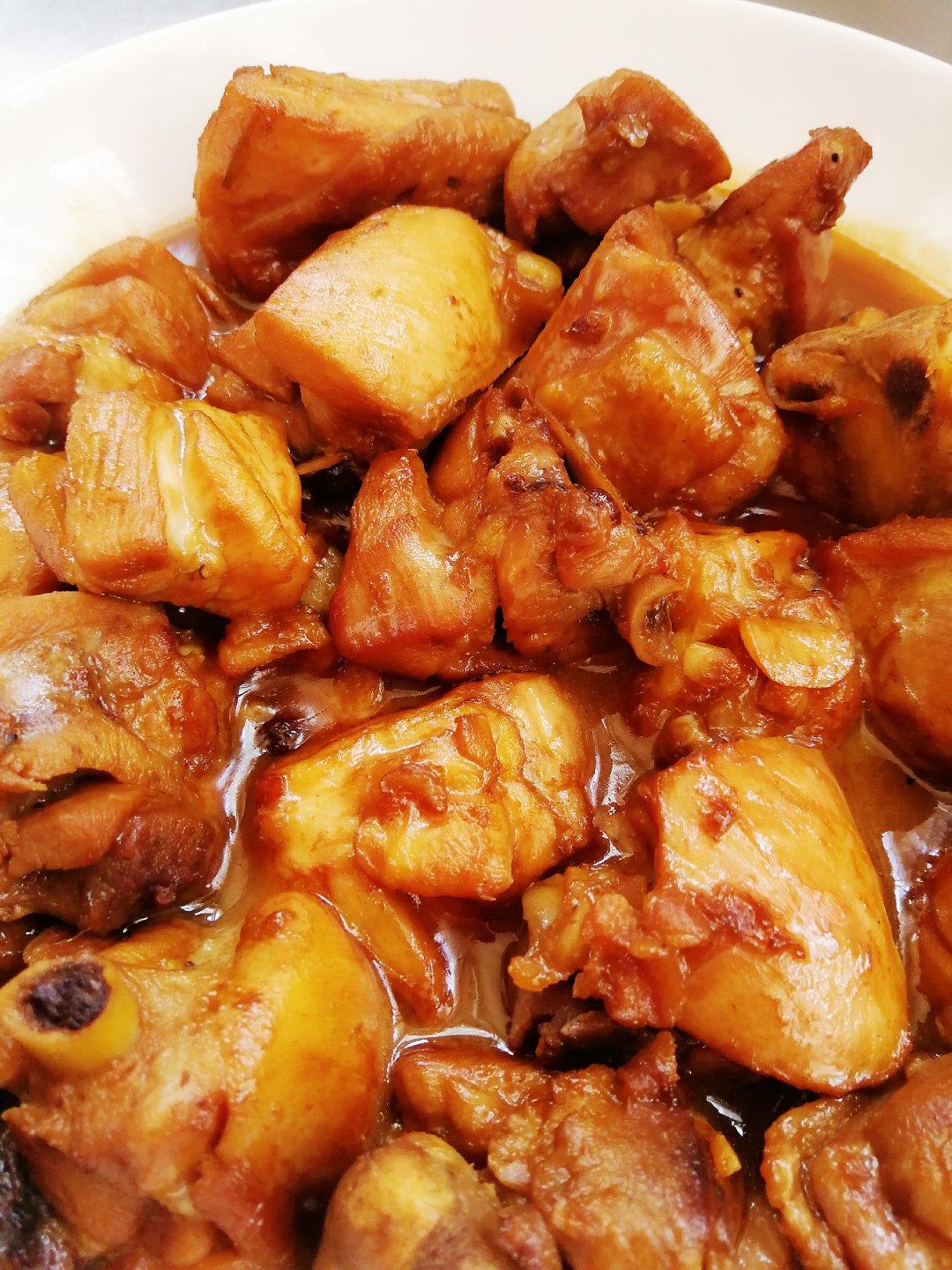 家常红烧鸡块