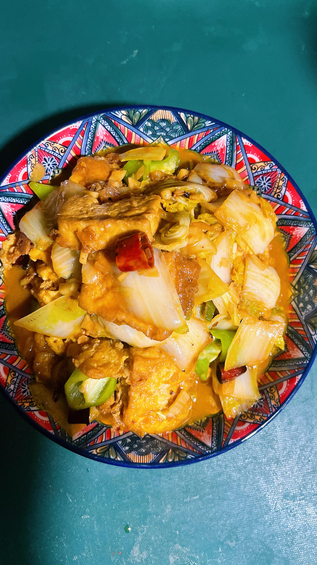 超级下饭的娃娃菜炖豆腐