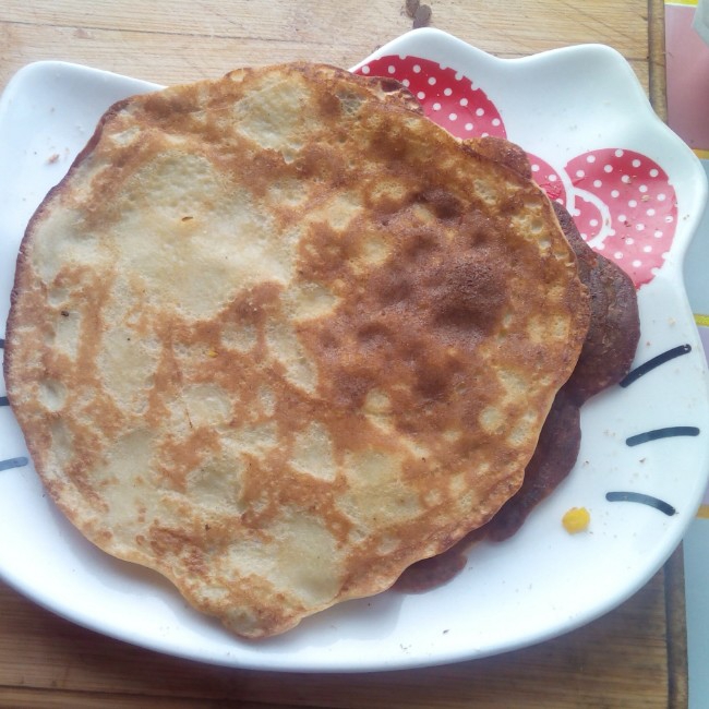 香蕉牛奶小煎饼