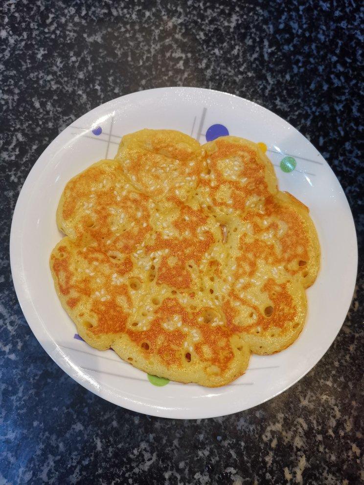 超级简单的奶香玉米饼