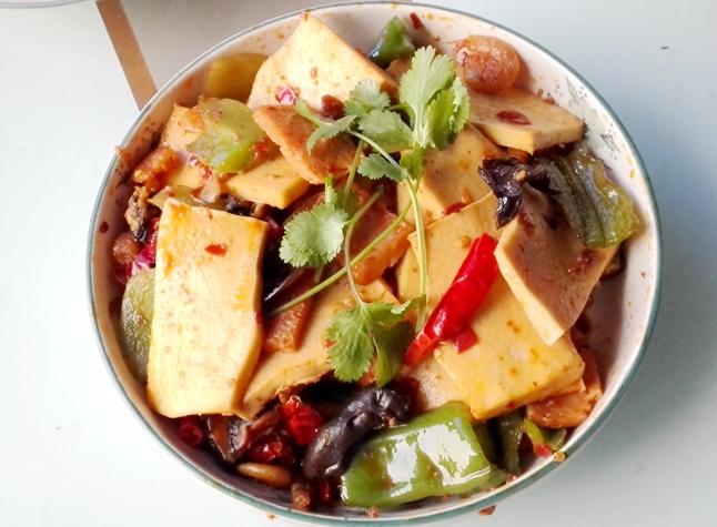 干锅千叶豆腐