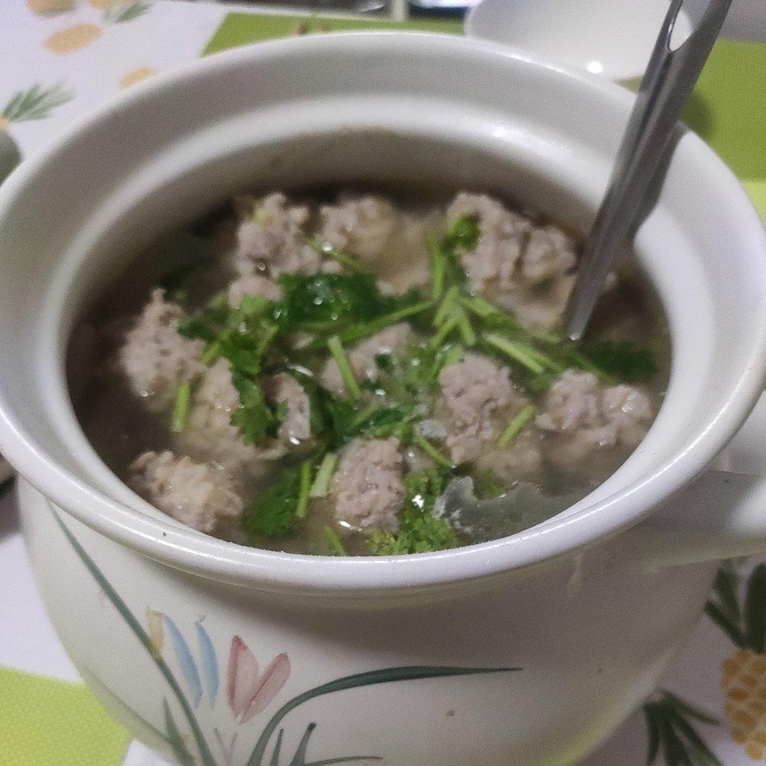 冬瓜丸子粉丝汤