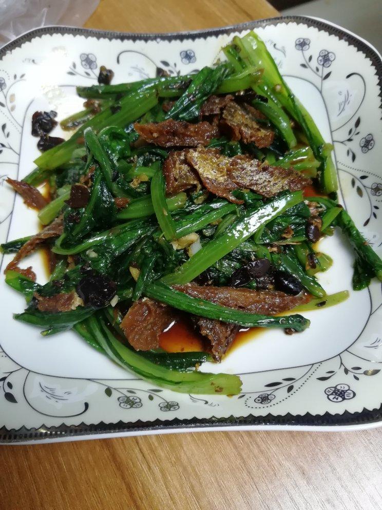 豆豉鲮鱼油麦菜