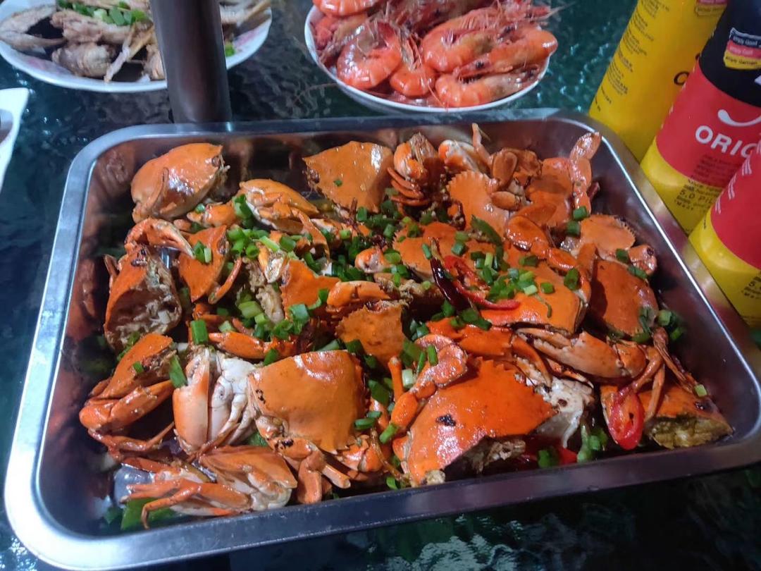 简单又美味的炒螃蟹