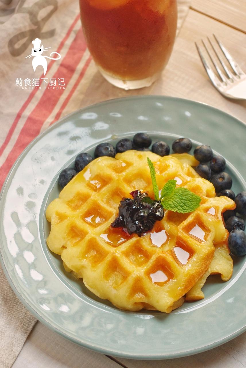 椰子油糯米华夫饼