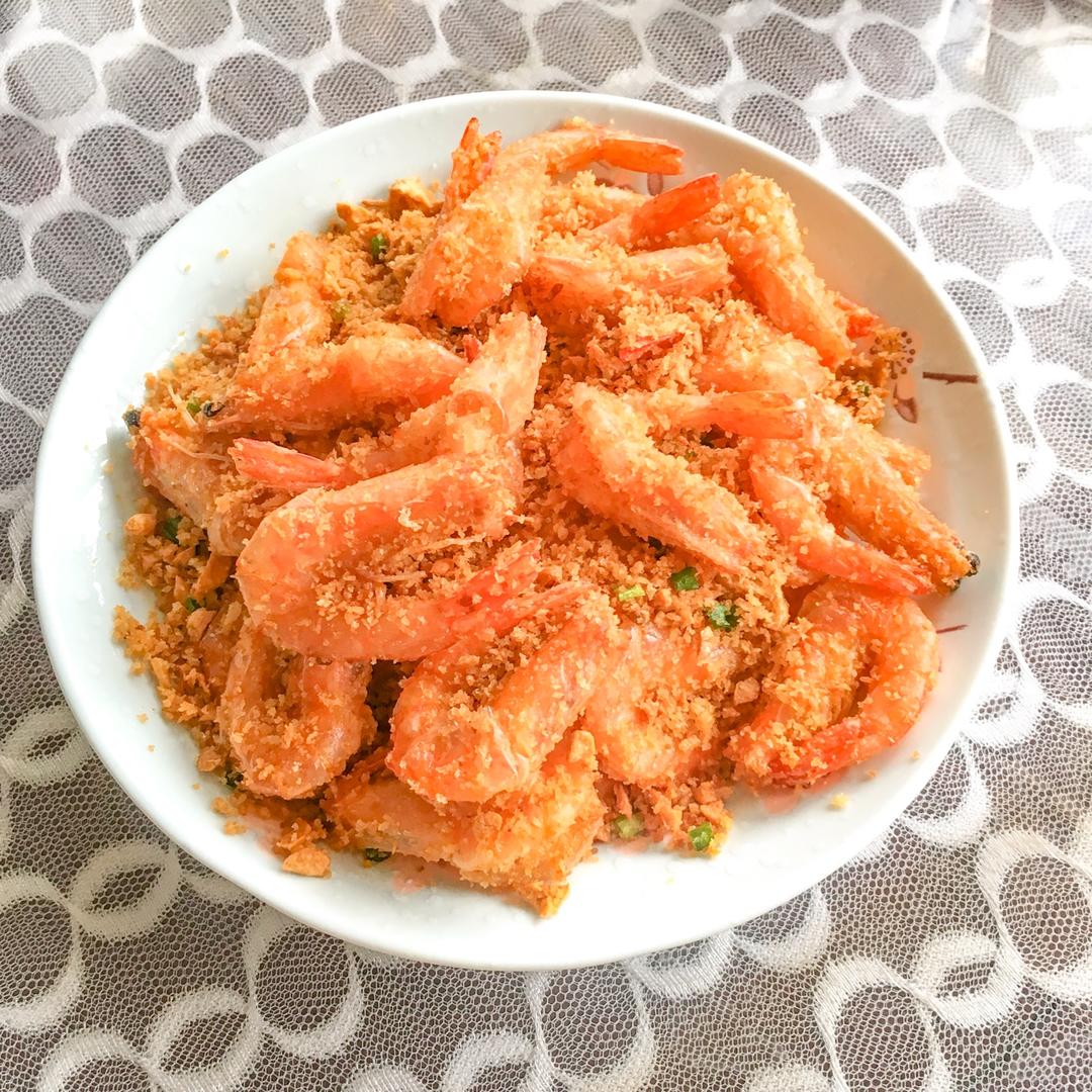 【避风塘香酥虾】