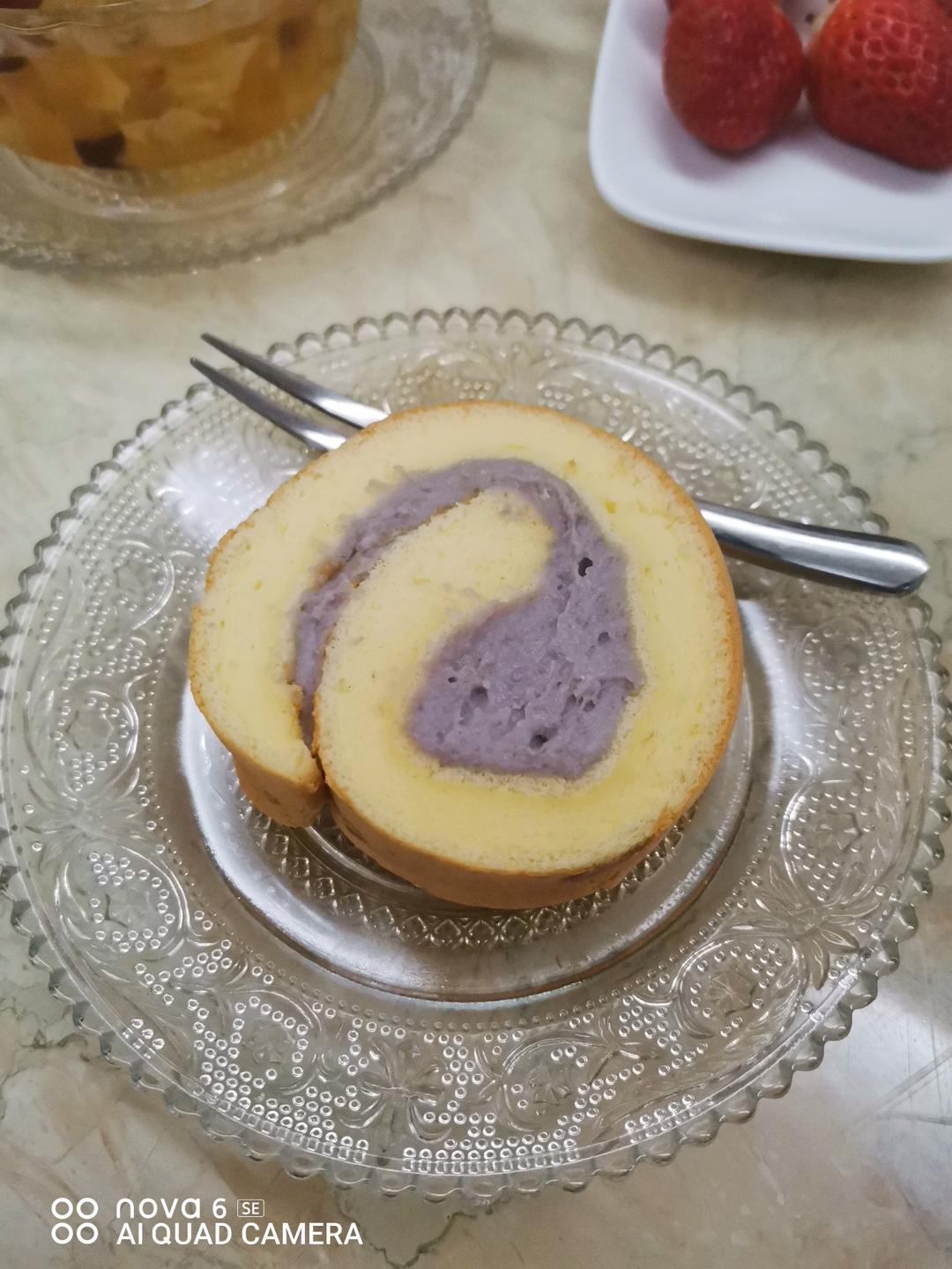 奶香浓郁的芋泥馅（蛋糕卷夹馅）