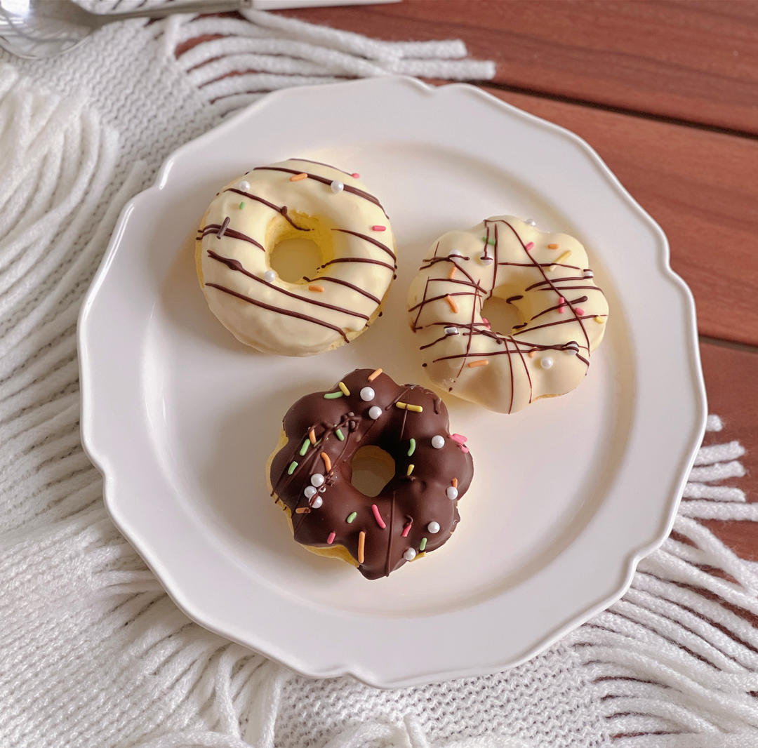 烤箱版甜甜圈：🍩