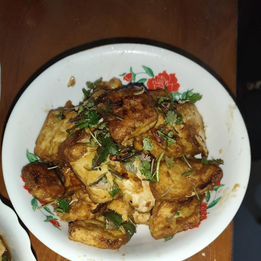 无敌好吃的香煎豆腐