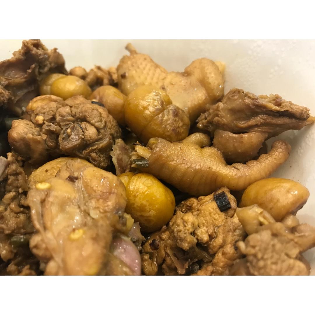 板栗烧鸡