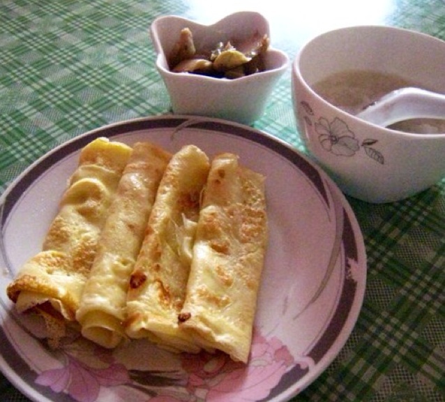 早餐鸡蛋煎饼