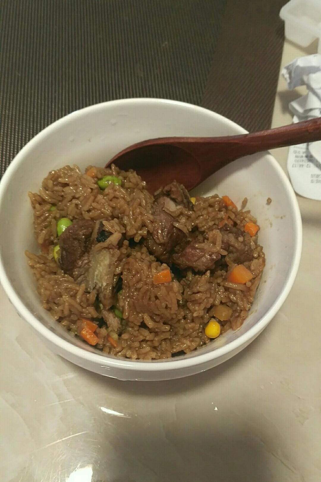 电饭锅版排骨焖饭