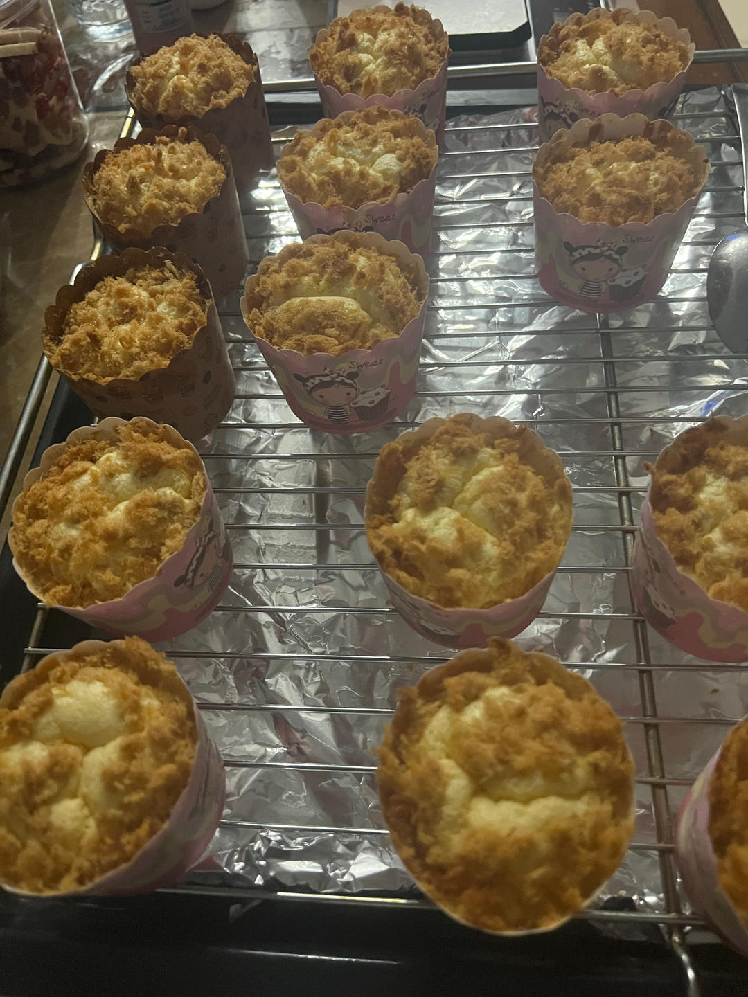 芝士夹心肉松蛋糕🍰