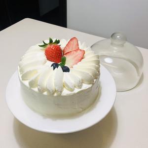 草莓奶油蛋糕…最基础的戚风奶油蛋糕.的做法 步骤11