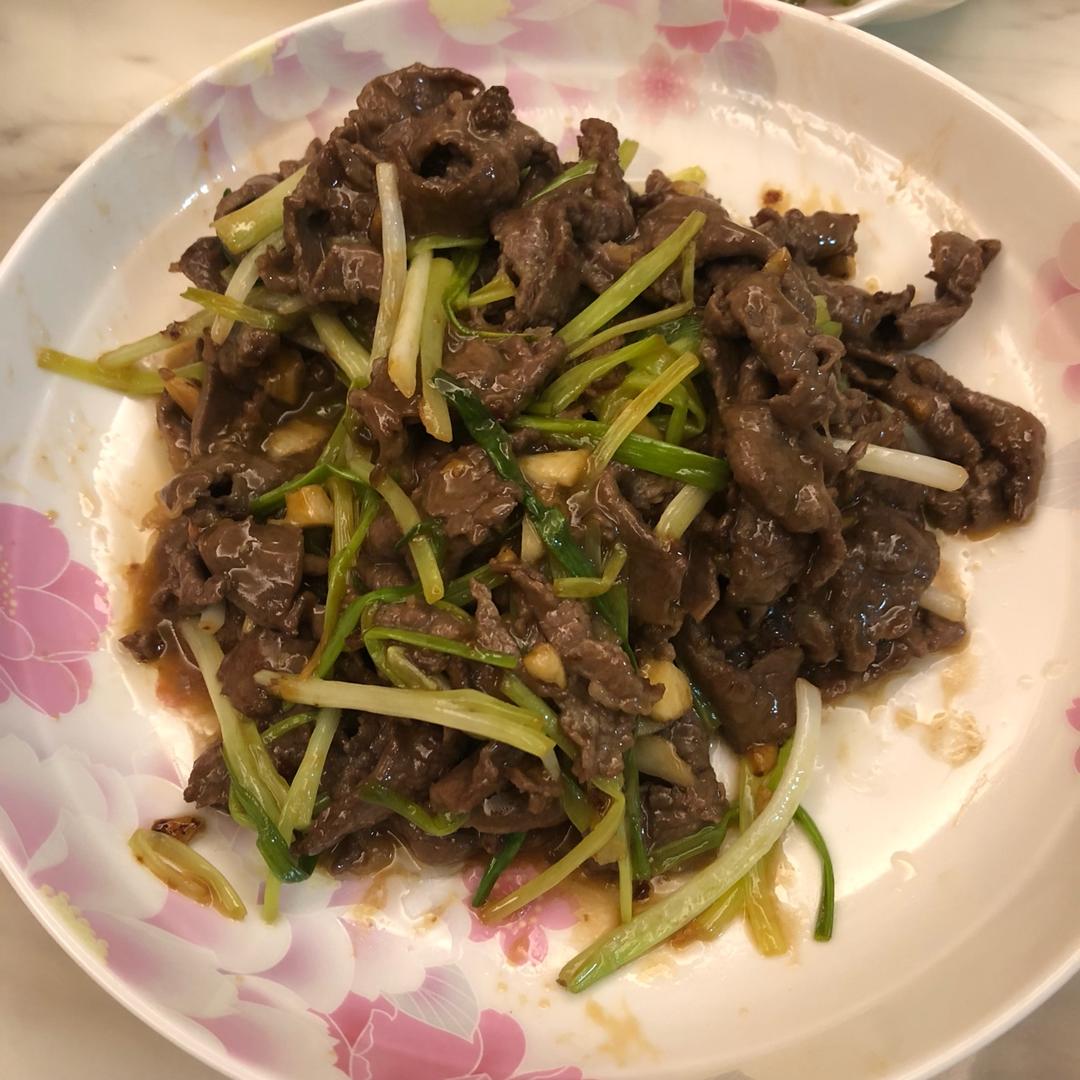 葱爆牛肉