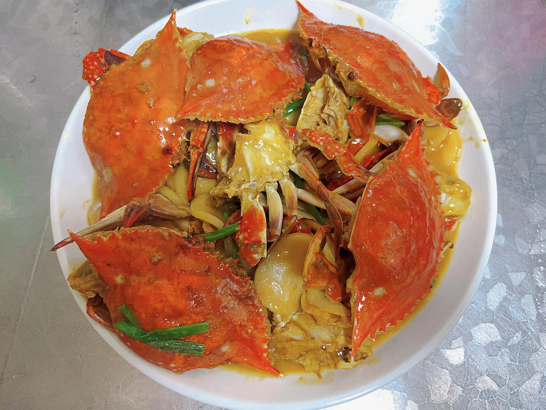 梭子蟹炒年糕🦀
