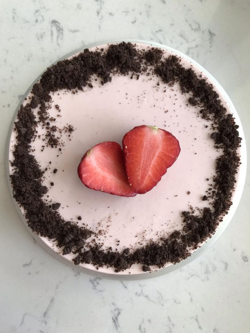 《Tinrry下午茶》教你做草莓芝士慕斯（6寸配方）