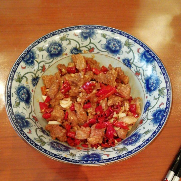 十八秒生爆牛肉