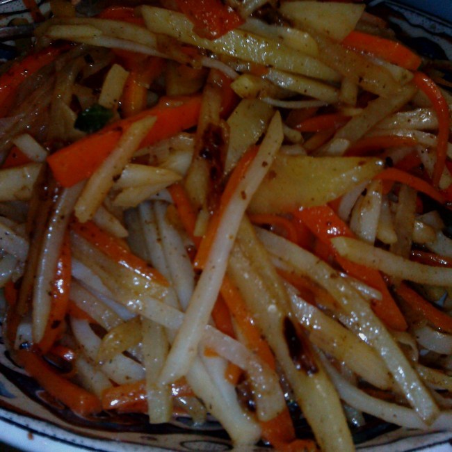土豆丝红萝卜丝