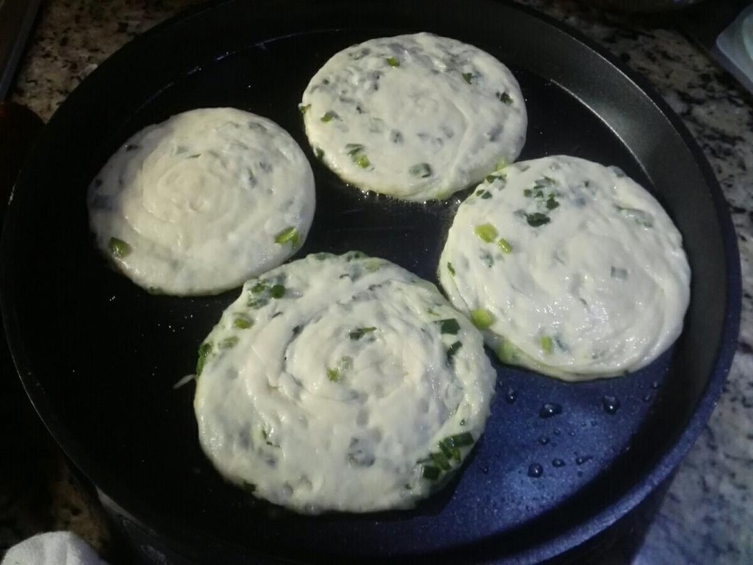 黄油葱香烙饼（发面）