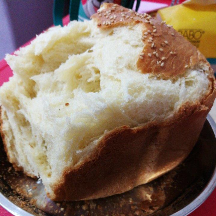 超级好吃的原味面包（面包机版）