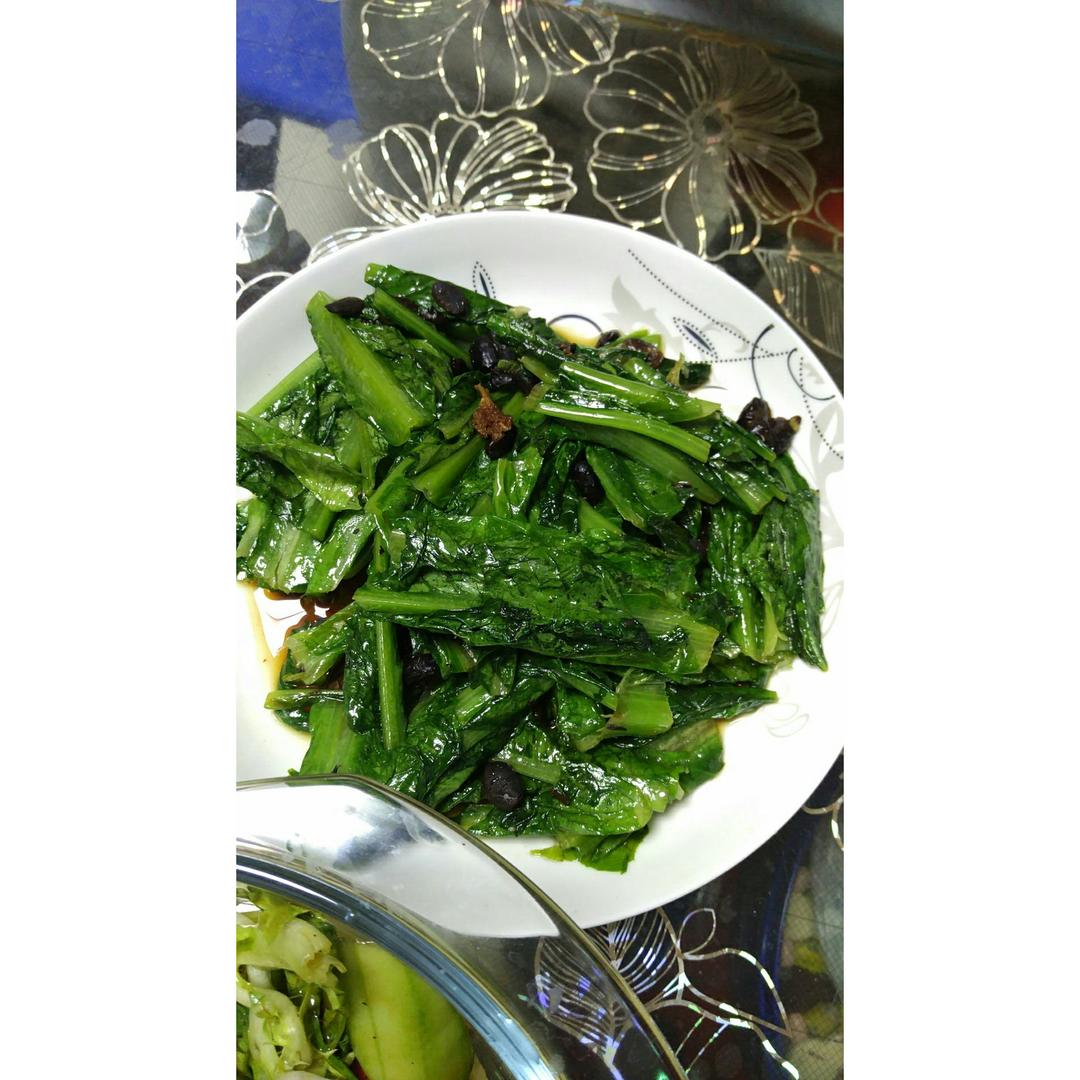 豆豉鲮鱼油麦菜