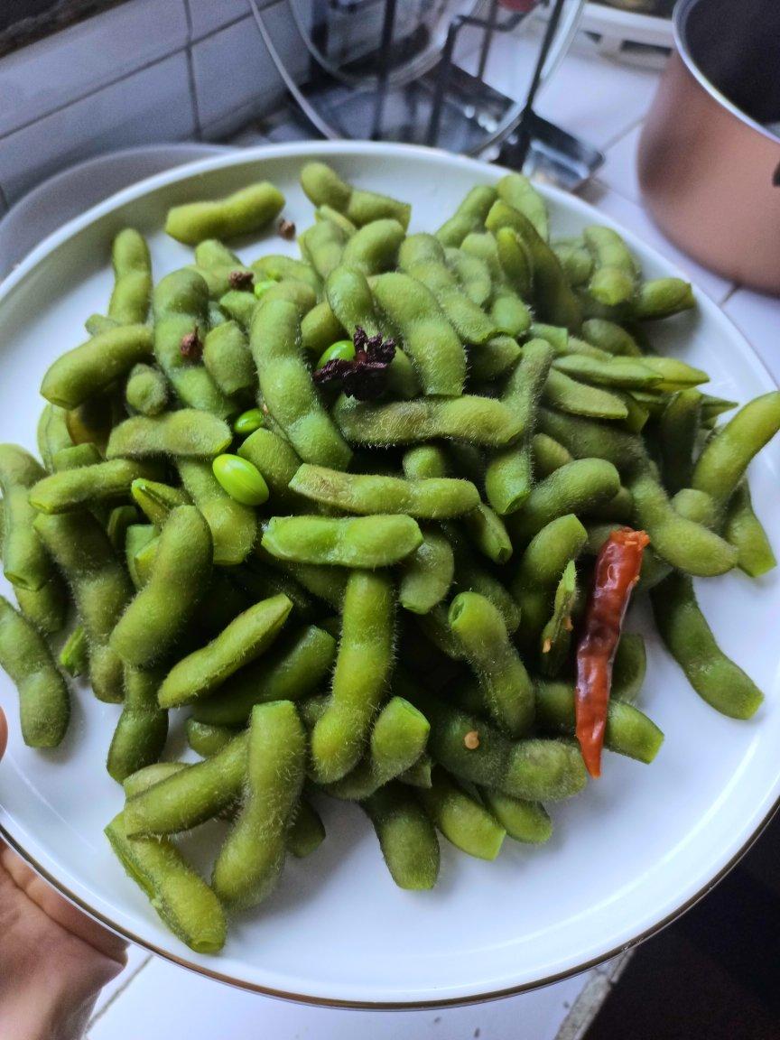 豪华版水煮毛豆