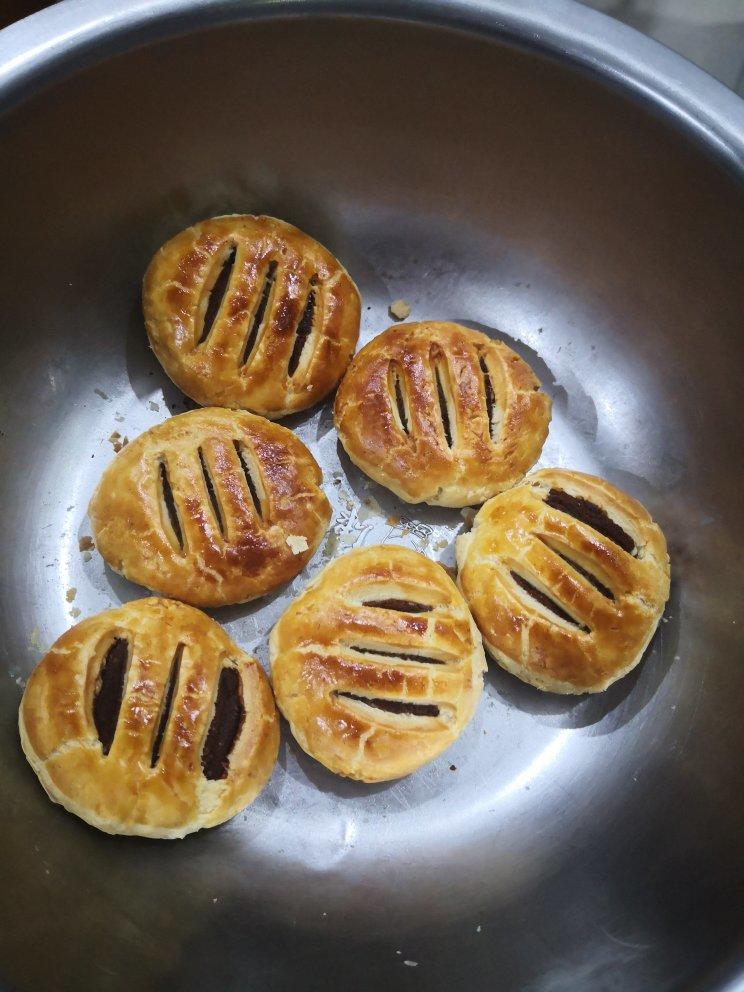 好吃!酥到掉渣的豆沙饼