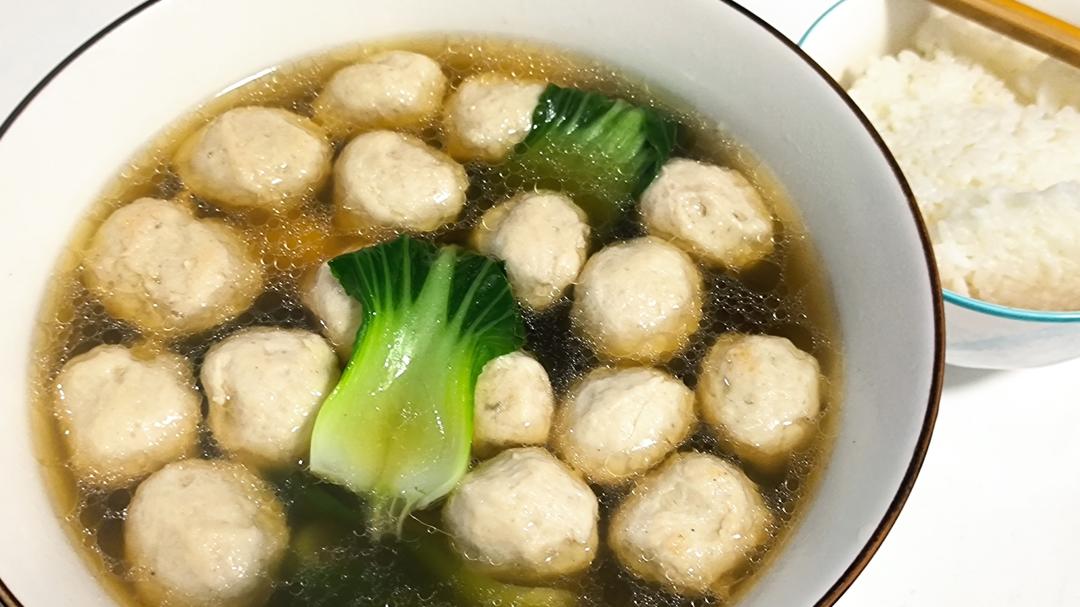 牛肉丸青菜汤