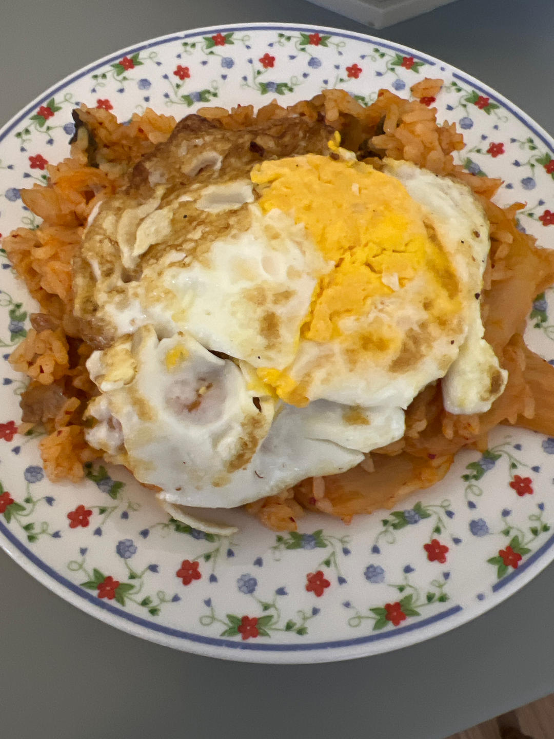 辣白菜五花肉炒饭