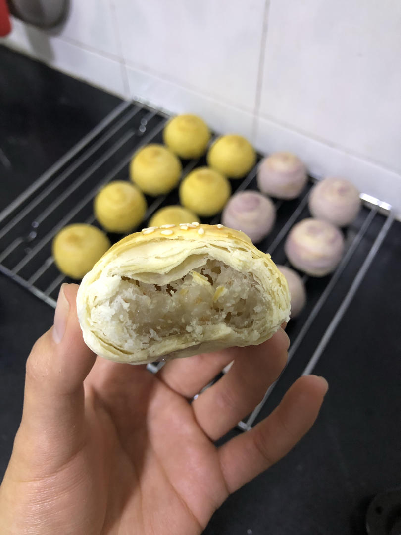 快手大包酥版本的老婆饼