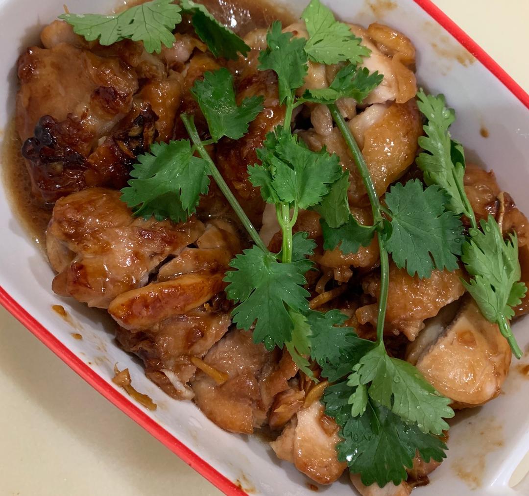 蒜香蜜汁鸡腿肉