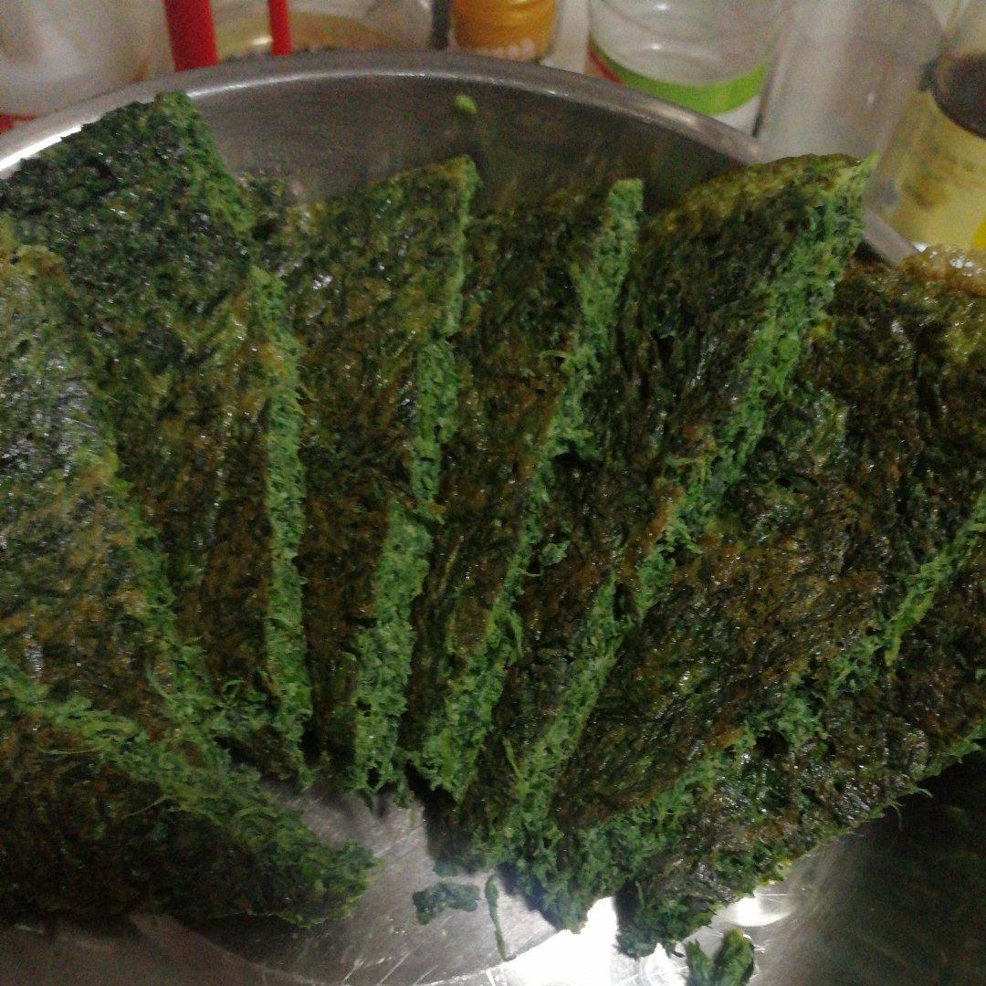 艾草煎鸡蛋