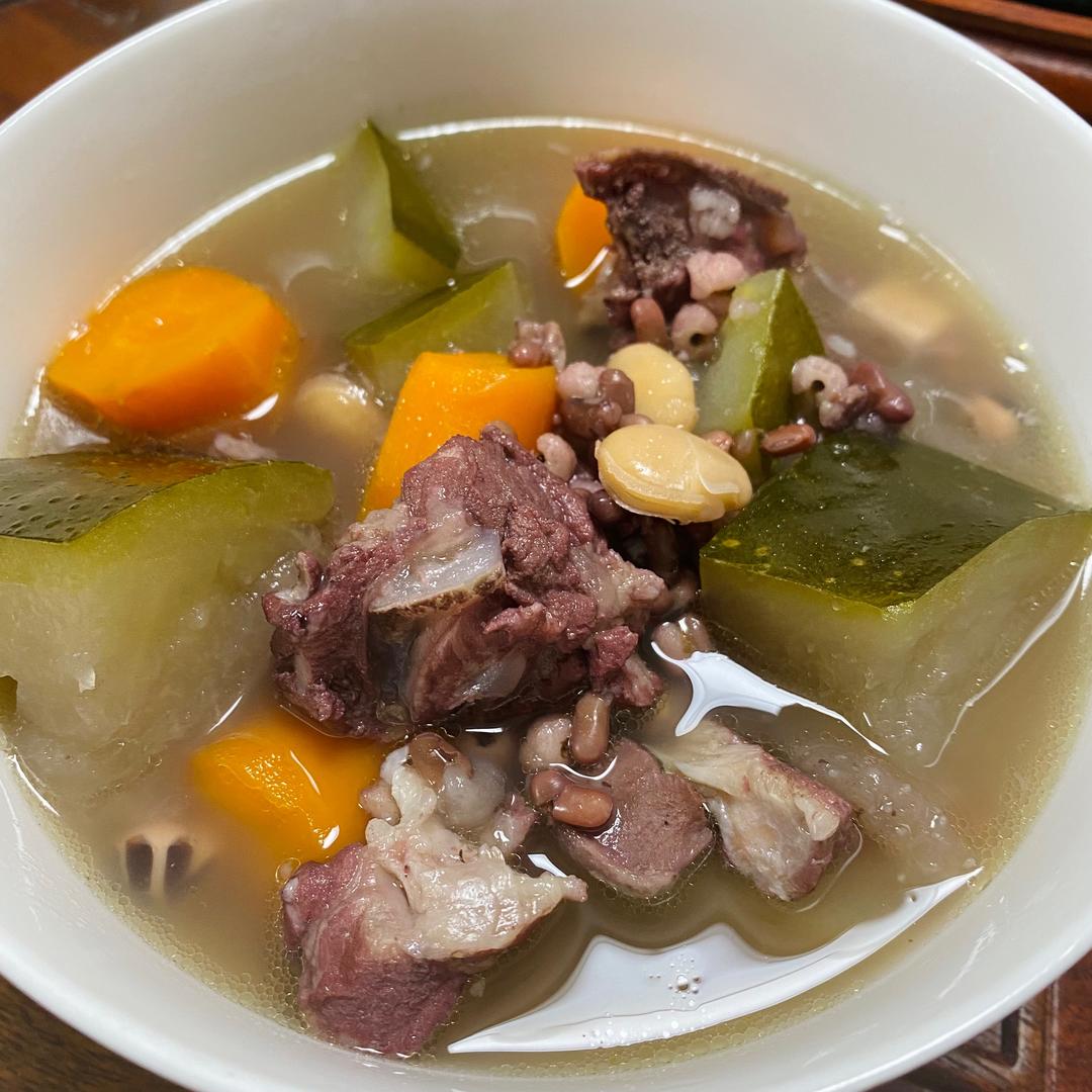 冬瓜赤小豆健脾祛湿汤的做法