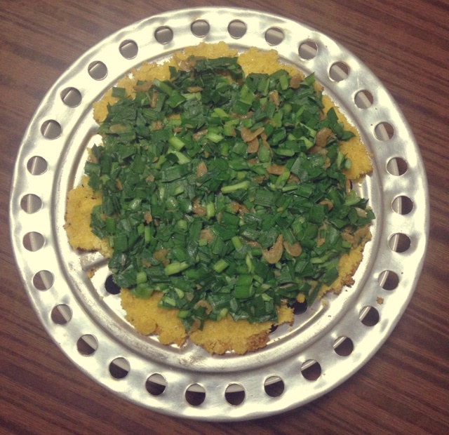 韭菜鸡蛋打烀饼