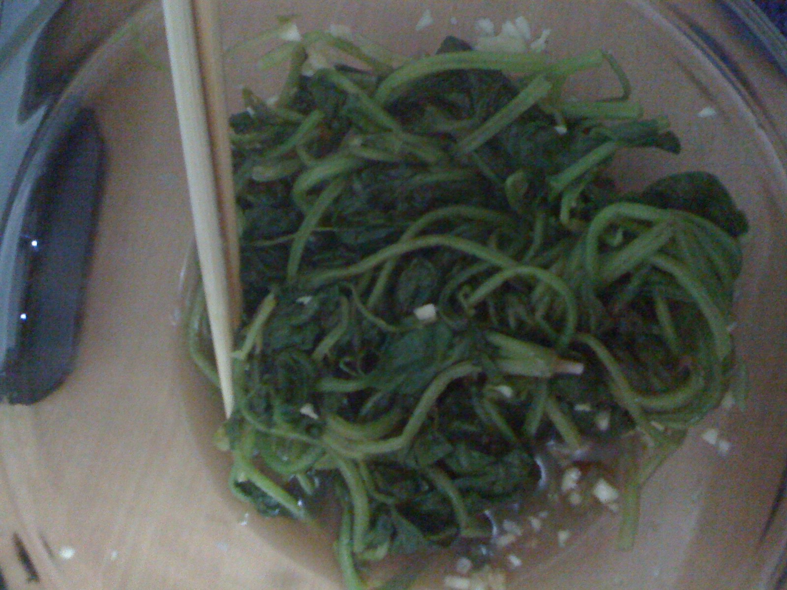 凉拌菠菜