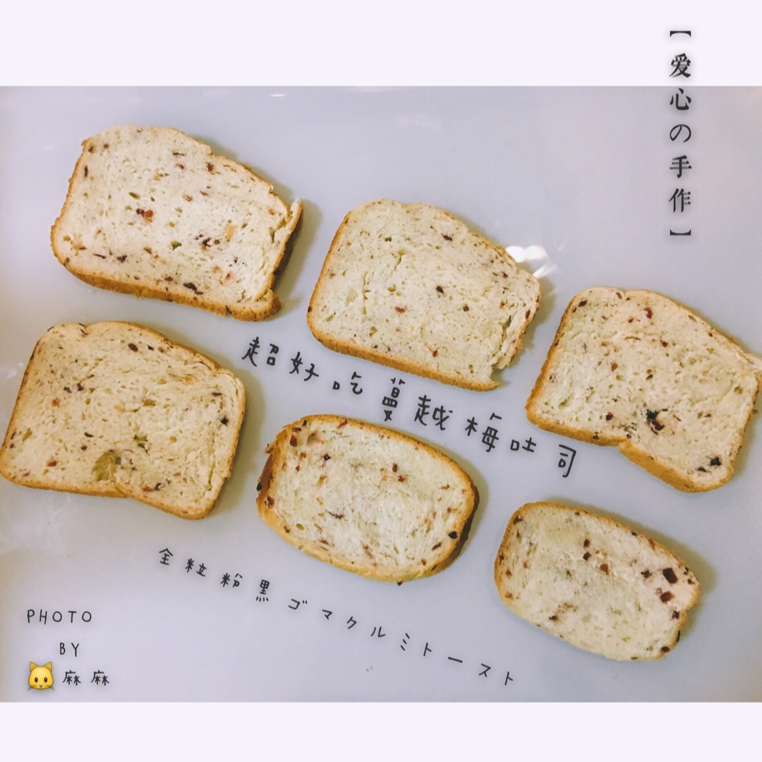 提子土司（柏翠面包机PE6280）自用方子